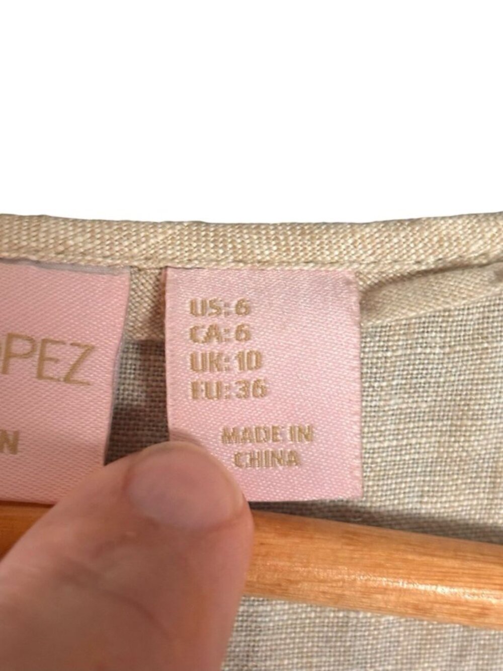 St. Tropez West 100% Linen Maxi Dress Women’s US 6 Beige Sleeveless V-Neck - Picture 5 of 10